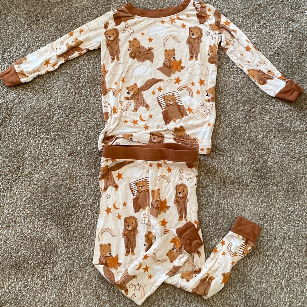 Little Sleepies Beary Sleepy Two Piece Set